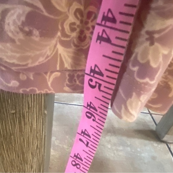 WAYF I Mauve Botanical I Smocked Bodice I Jumpsuit I Size: XS - Picture 10 of 13